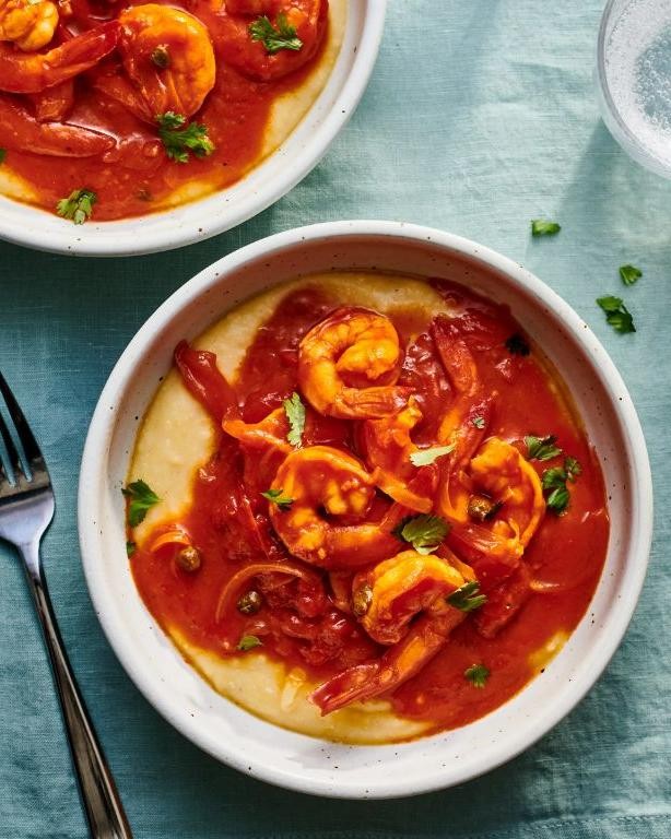 Goya Mojo Criollo Shrimp and Grits