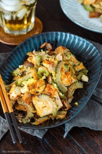 Goya and Egg Stir Fry