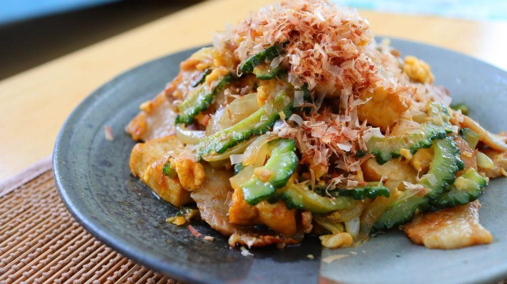 Goya and Pork Stir Fry