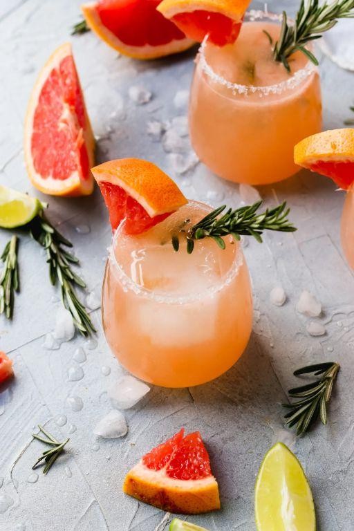 Grapefruit Rosemary Punch