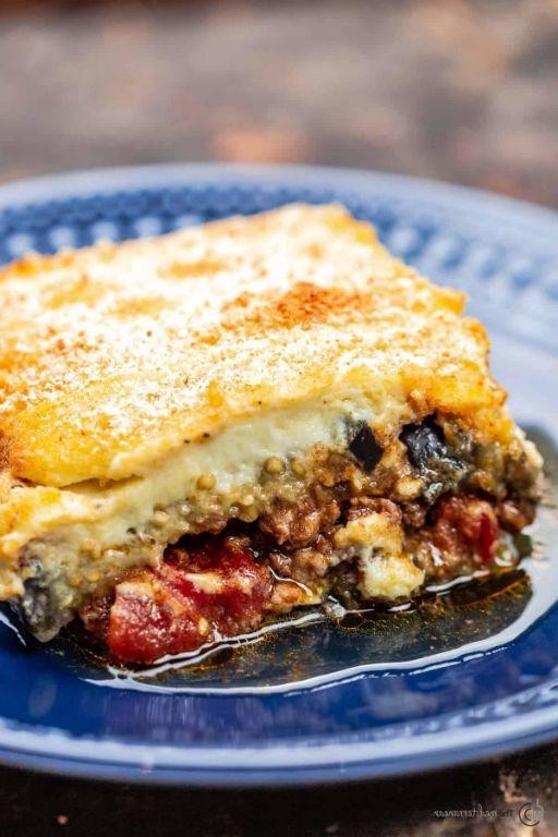 Greek Salmon and Eggplant Moussaka
