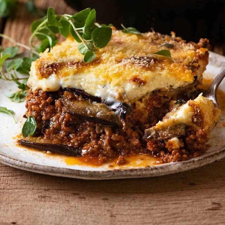 Greek Style Beef and Eggplant Moussaka
