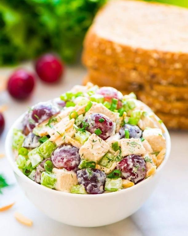 Greek Yogurt Chicken Salad with Dill