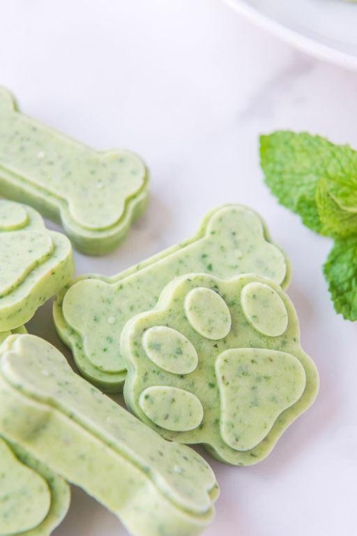 Green Bean Mint Pupsicles