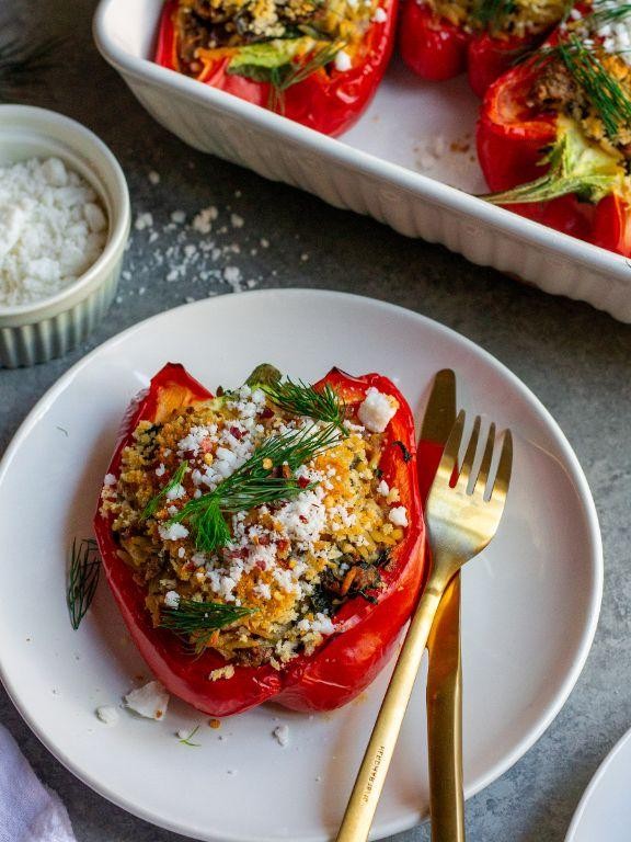Green Fig Stuffed Peppers