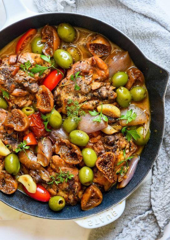 Green Fig and Chicken Stew