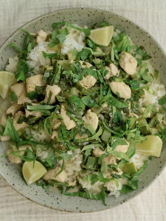 Green Fig and Coconut Milk Curry