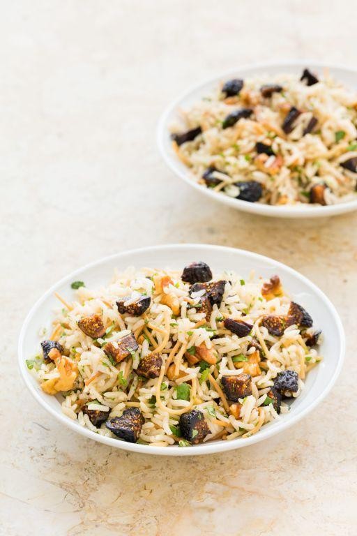 Green Fig and Rice Pilaf