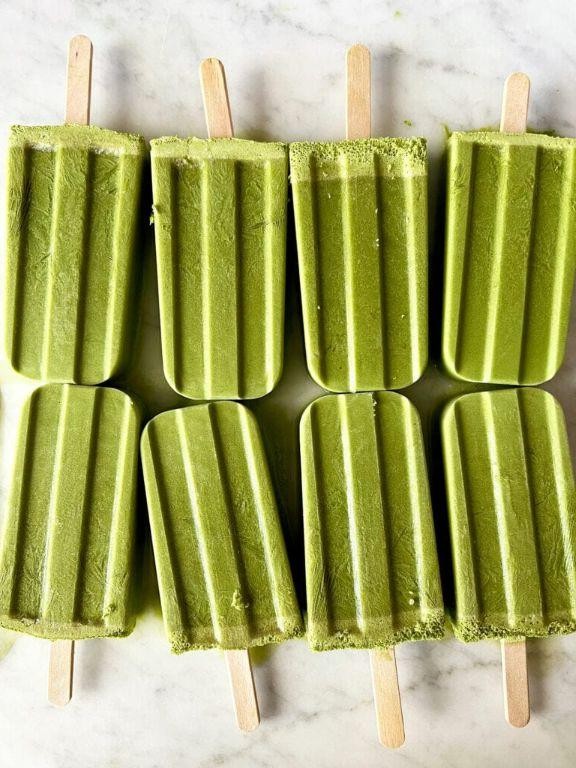Green Tea Matcha Popsicles