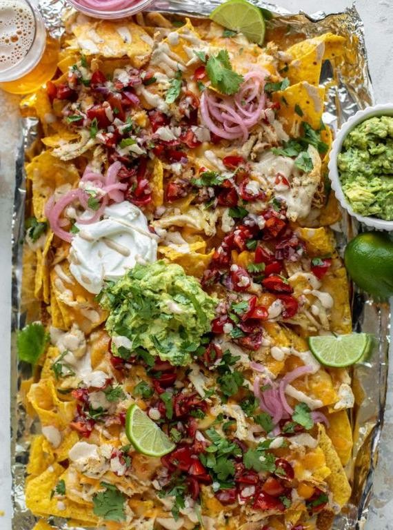 Grilled Chicken Strip Nachos