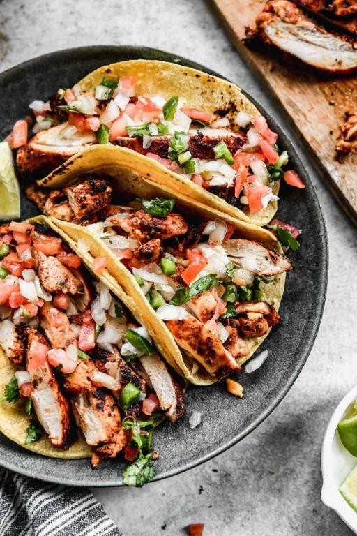 Grilled Chicken Strip Tacos