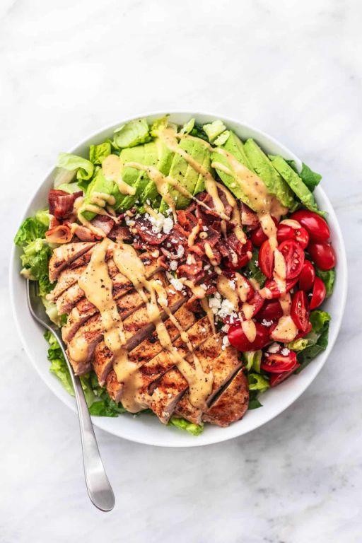 Grilled Chicken and Avocado Salad