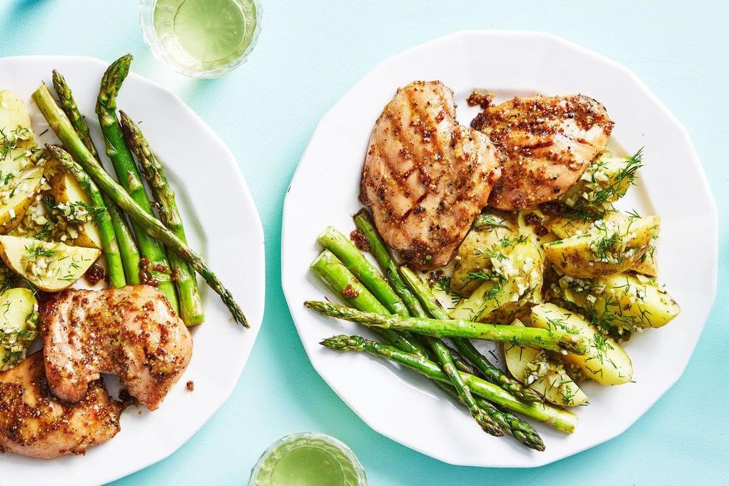 Grilled Chicken and Potato Salad
