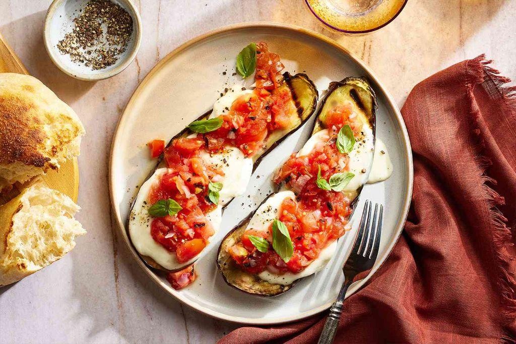 Grilled Eggplant Parmesan