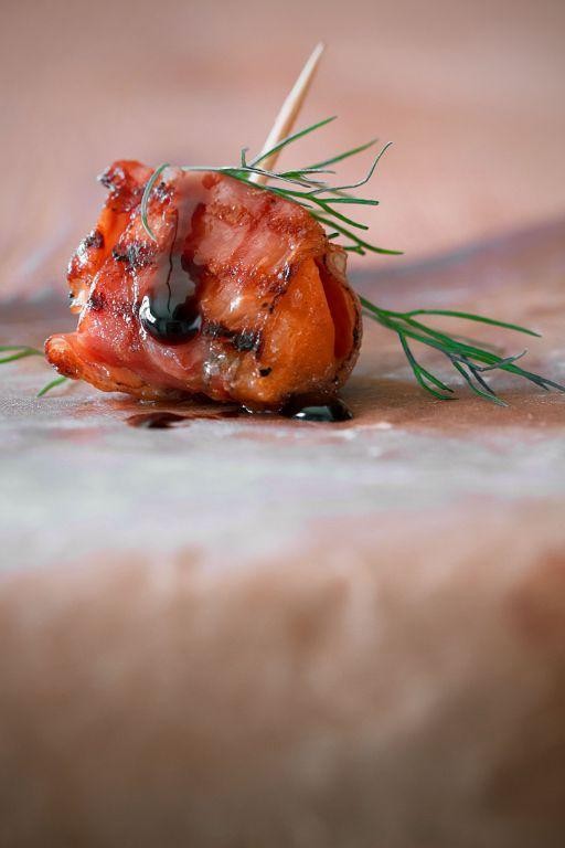 Grilled Fuyu Persimmon with Balsamic Glaze