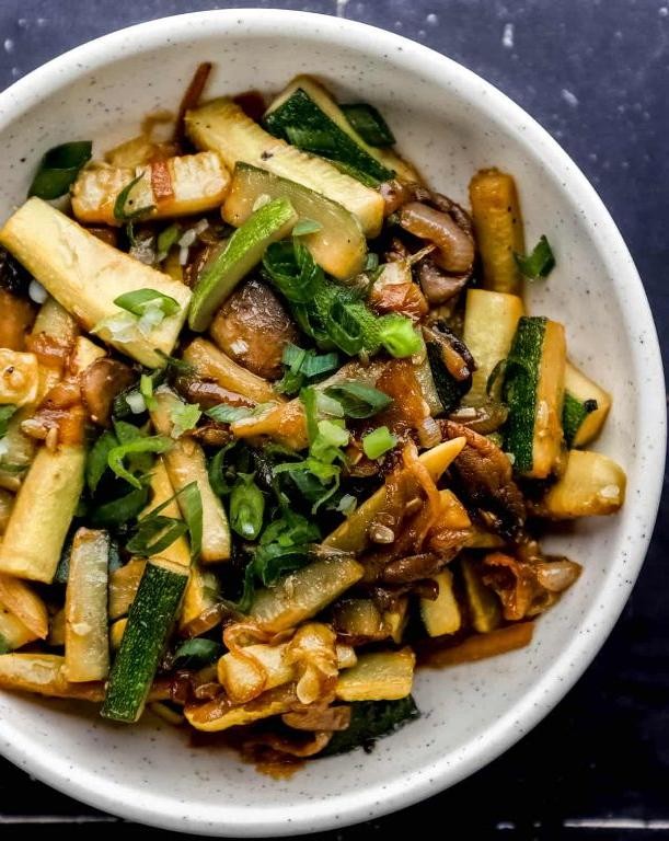 Grilled Hibachi Vegetables with Soy Sauce