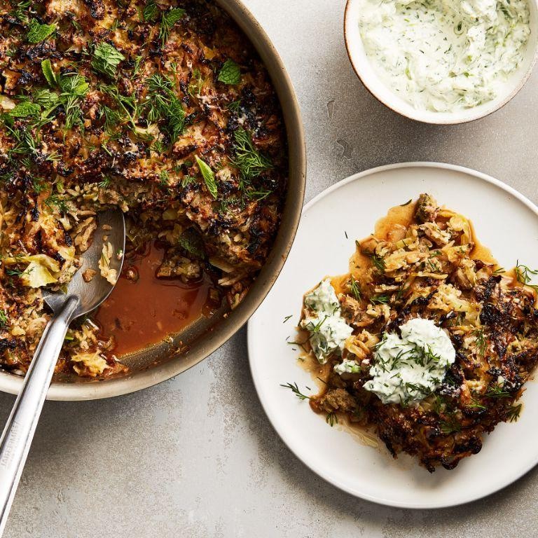 Ground Pork and Cabbage Casserole