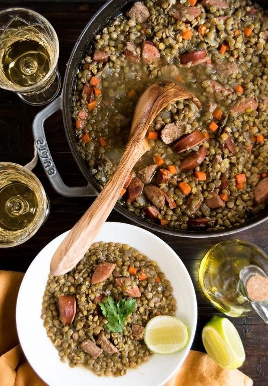 Ground Pork and Lentil Casserole
