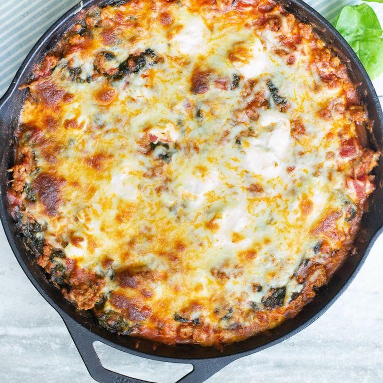 Ground Turkey Sweet Potato Lasagna