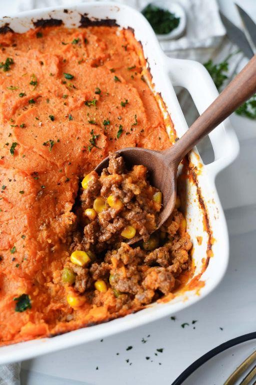 Ground Turkey and Sweet Potato Pie