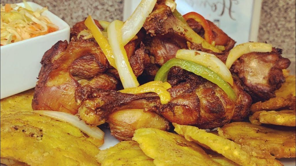Haitian Chicken and Plantains
