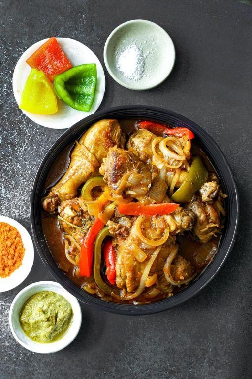 Haitian Chicken with Avocado