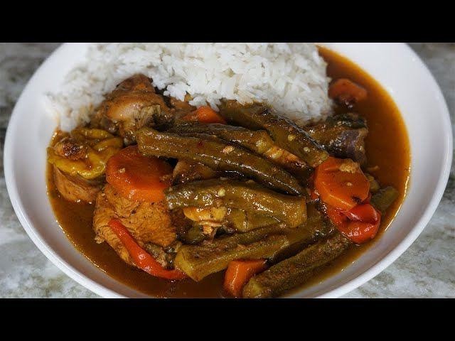 Haitian Chicken with Okra