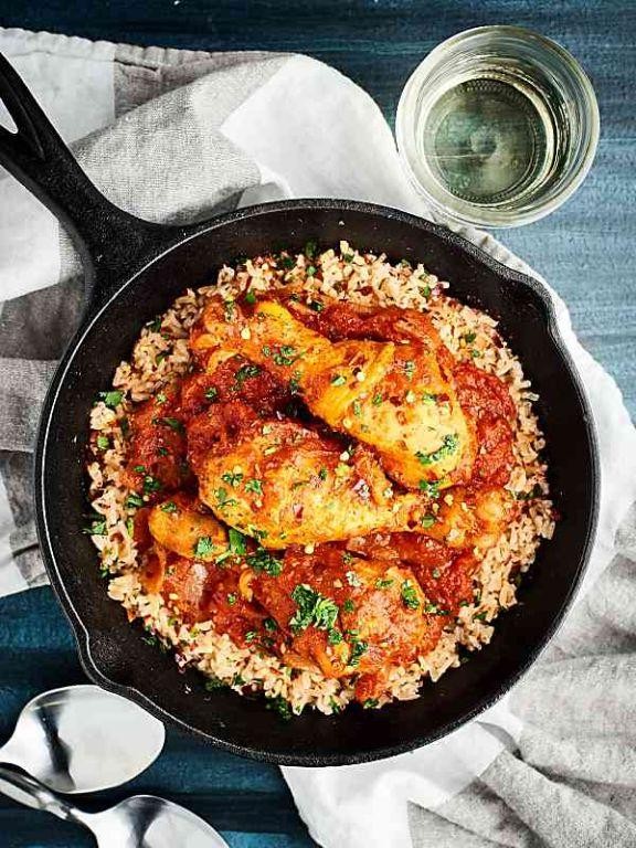 Haitian Style Chicken and Rice