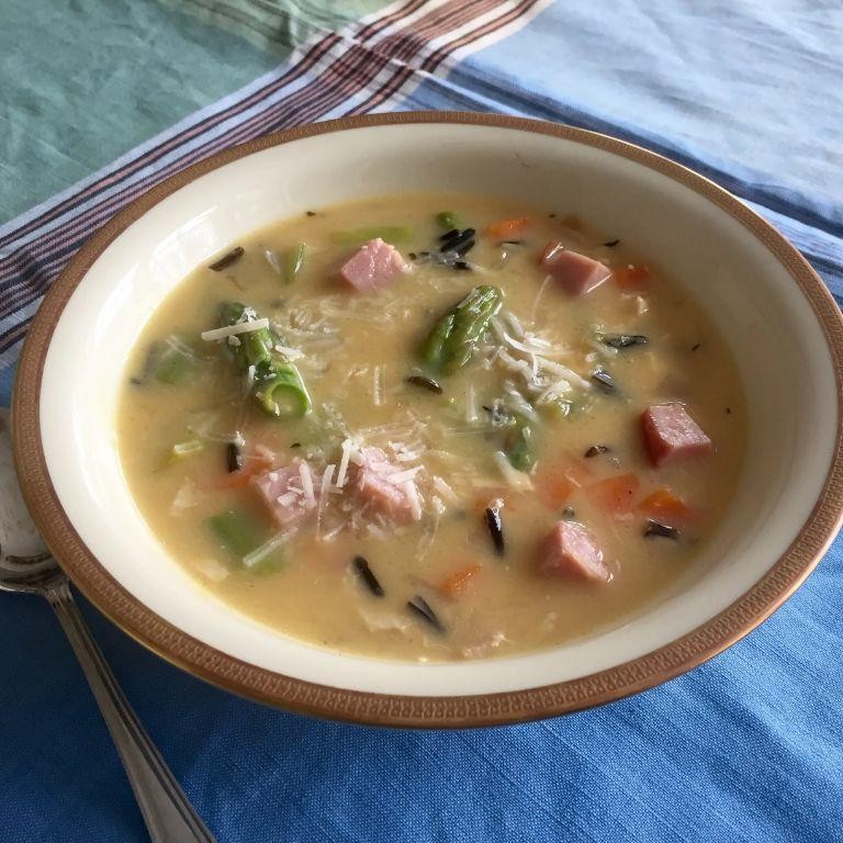 Ham and Asparagus Soup