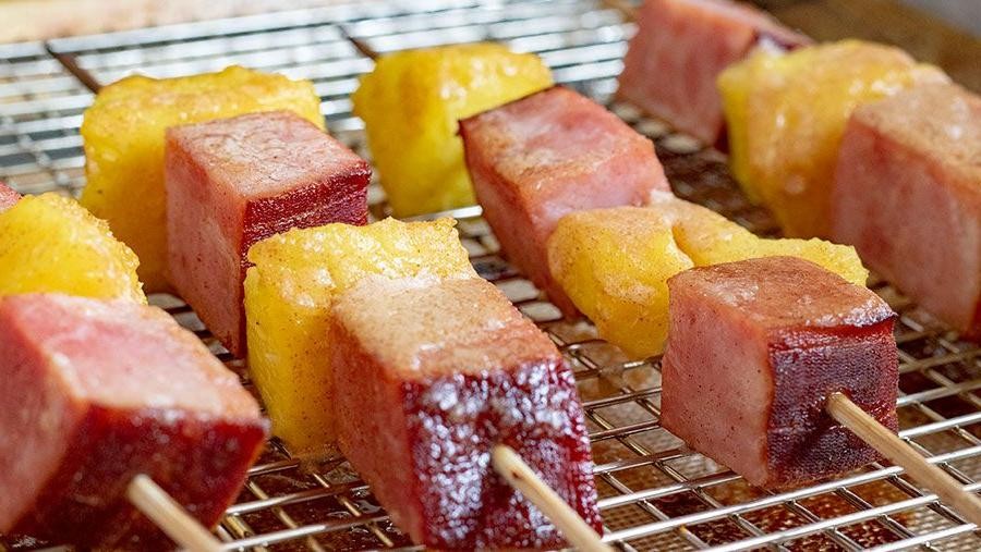 Ham and Pineapple Skewers