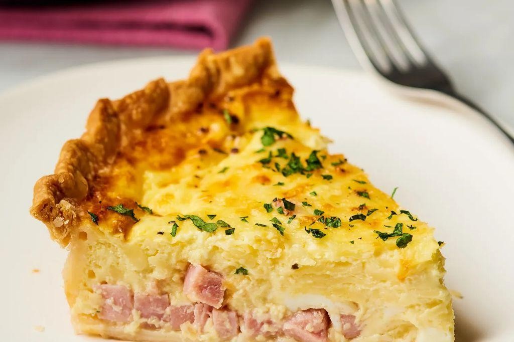 Ham and Swiss Quiche