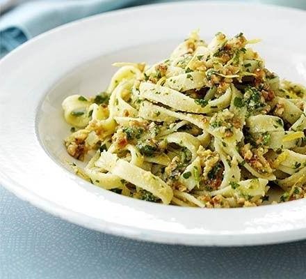 Hazelnut Pesto Pasta