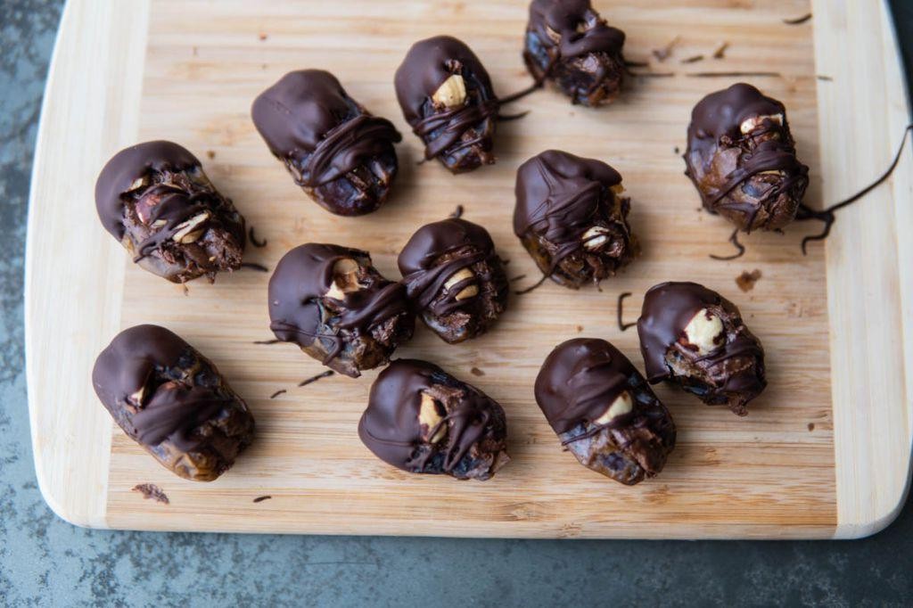 Hazelnut Stuffed Dates