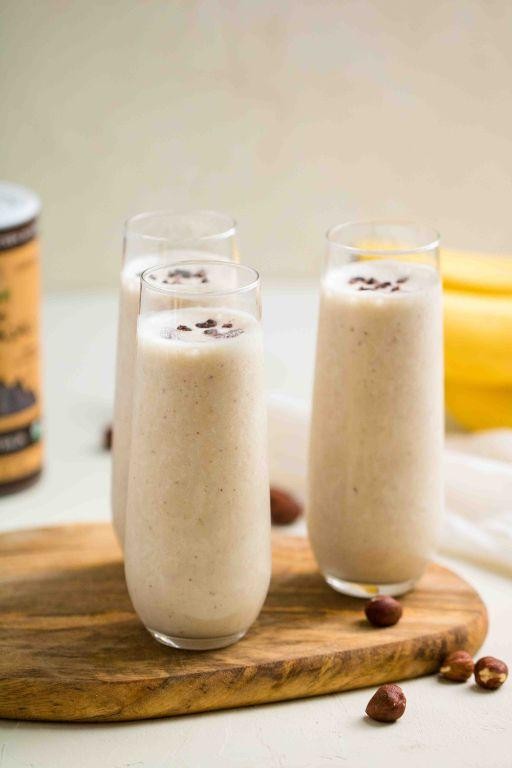 Hazelnut and Banana Smoothie