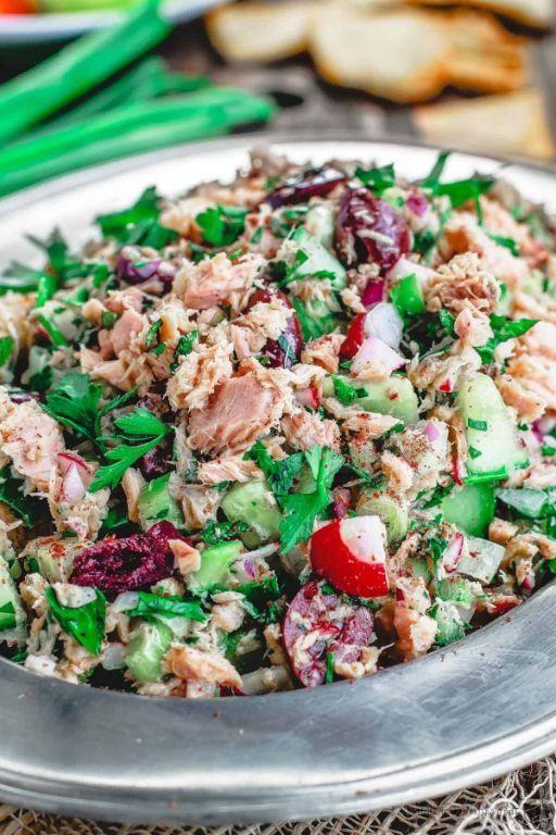 Healthy Mediterranean Tuna Salad