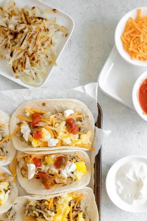 Healthy Turkey Breakfast Tacos