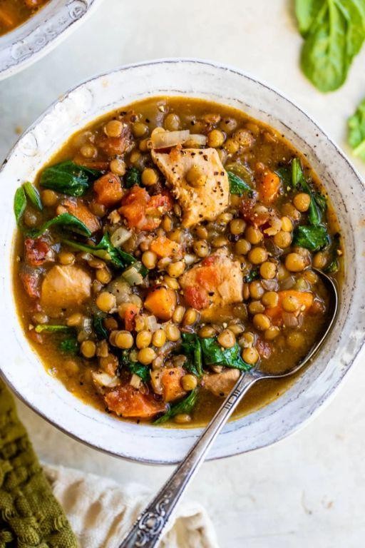 Hearty Chicken and Lentil Soup