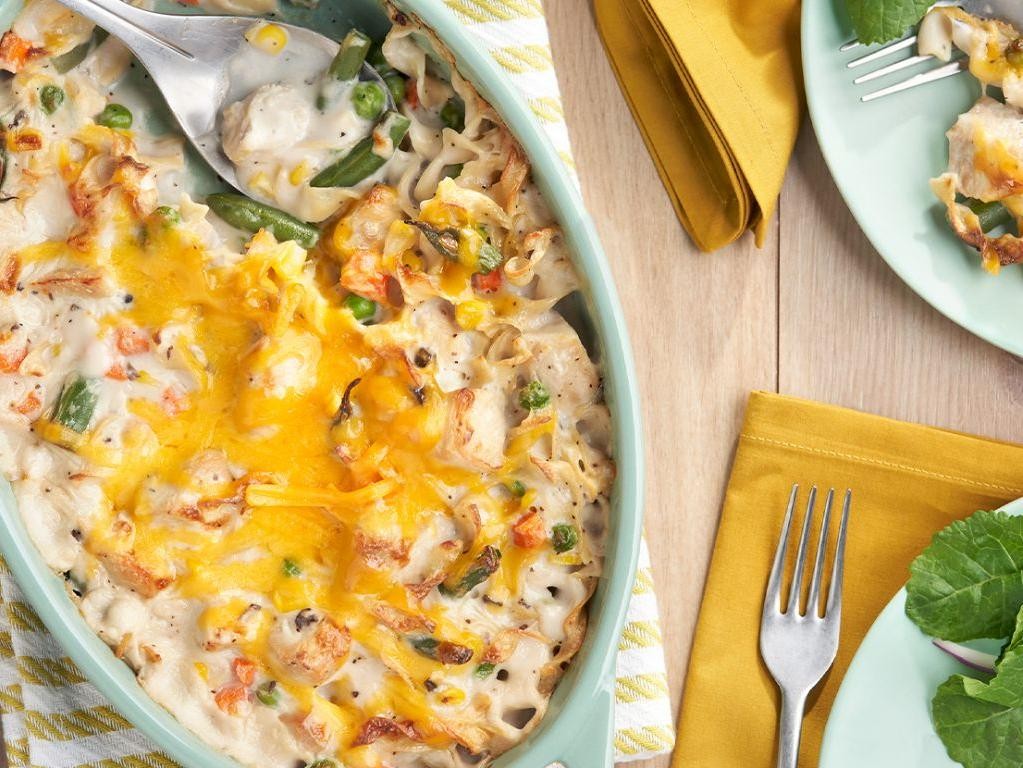 Hearty Chicken and Mushroom Casserole