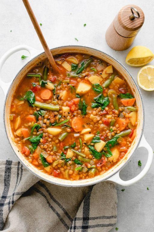 Hearty Vegan Lentil Soup