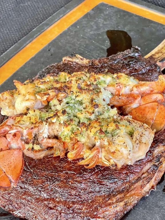 Herb Crusted Oven Roasted Lobster
