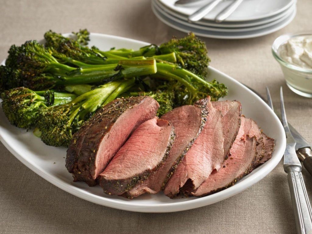 Herb Crusted Sirloin Tip Steak