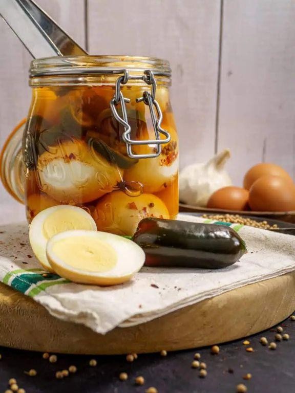 Herb Infused Pickled Eggs