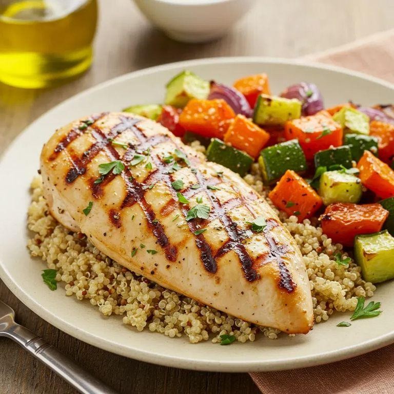 Herb-Roasted Chicken with Quinoa