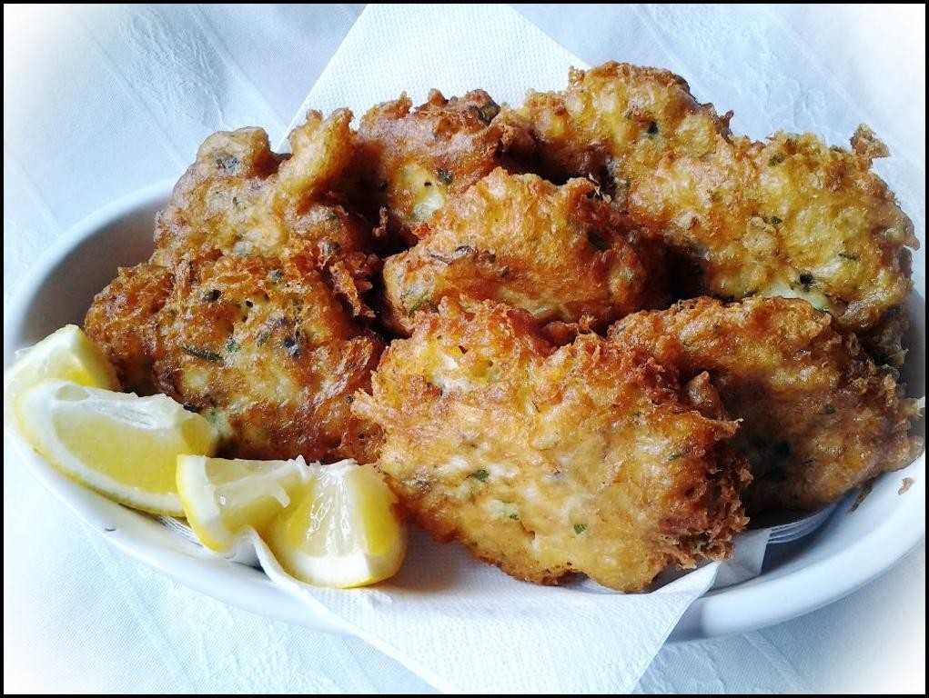 Herbed Clam Fritters with Lemon Aioli