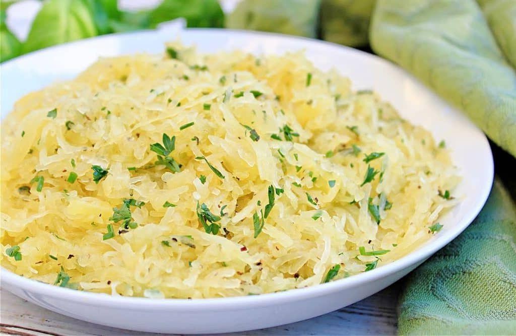 Herbed Vegan Spaghetti Squash