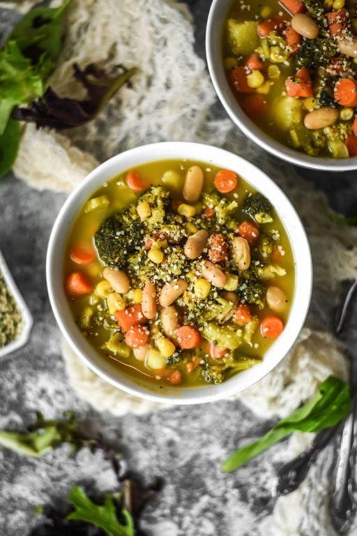 Herbed White Bean and Vegetable Soup