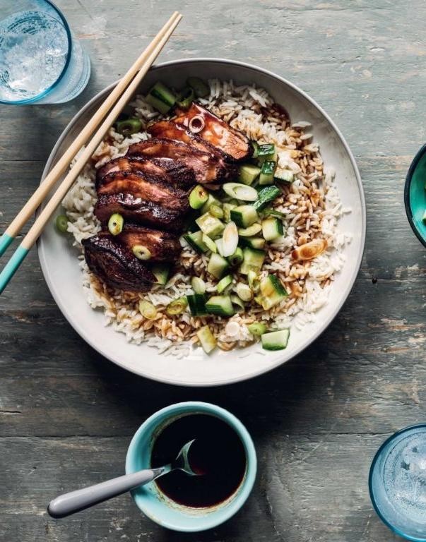 Hibachi Duck Breast with Hoisin Sauce