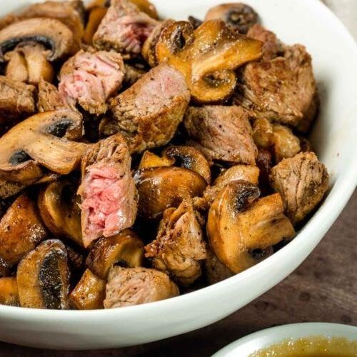 Hibachi Steak with Mushrooms and Onions