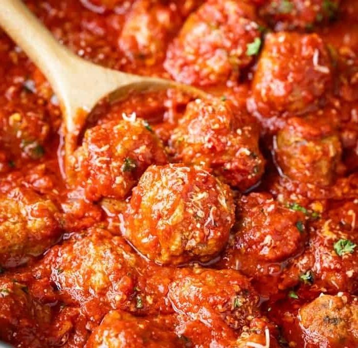 Homemade Meatballs in Sauce