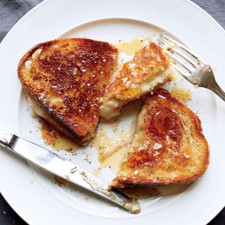Honey Butter Grilled Cheese Sandwich